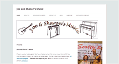 Desktop Screenshot of joesharonsmusic.com